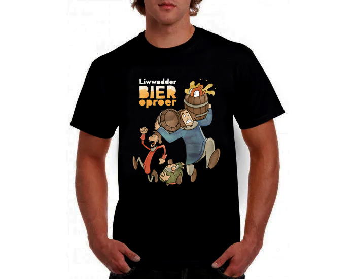t shirt-mudhoen-het-liwwadder-bieroproer-rennen-zwart